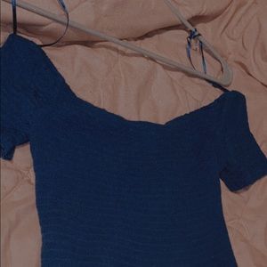 Off the shoulder crop top